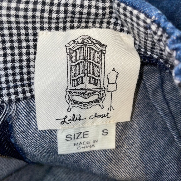 EUC Anthropologie Lili's Closet Cameron Denim Skirt Size Small - Picture 3 of 9